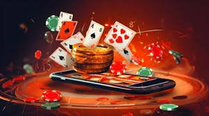 Layar baccarat dengan kartu dealer dan player